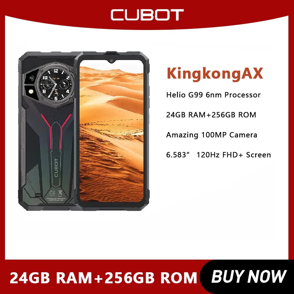 Cubot KINGKONG AX ߰ Ʈ, ȵ̵ 14, Helio G99, 24GB RAM(12 + 12), 256GB ROM, 120Hz ȭ, 100MP,NFC